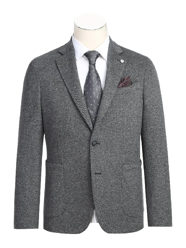 Practical Men's Machine-Washable SuitsMen's Half Canvas Blazer