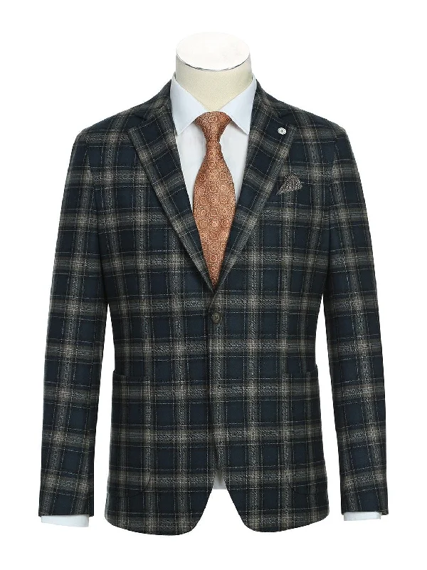 High-Quality Men's Custom SuitsMen's Half Canvas Blazer