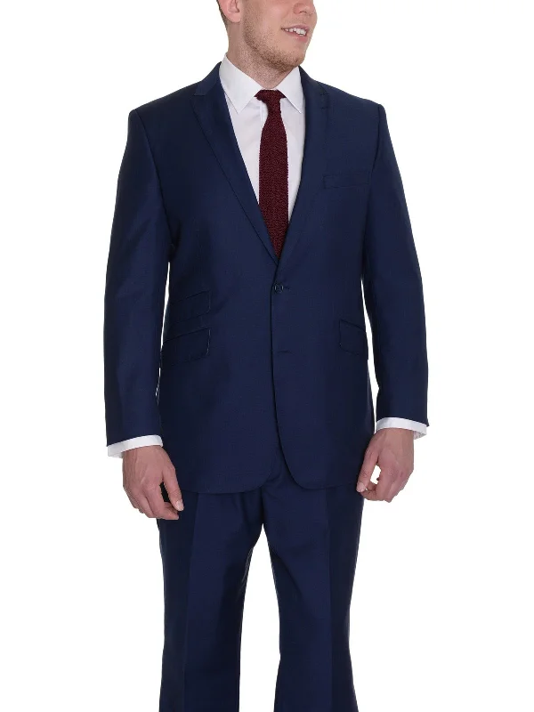 Men's Suits for Special OccasionsRaphael Mens Solid Blue Regular Fit Blazer Sportcoat