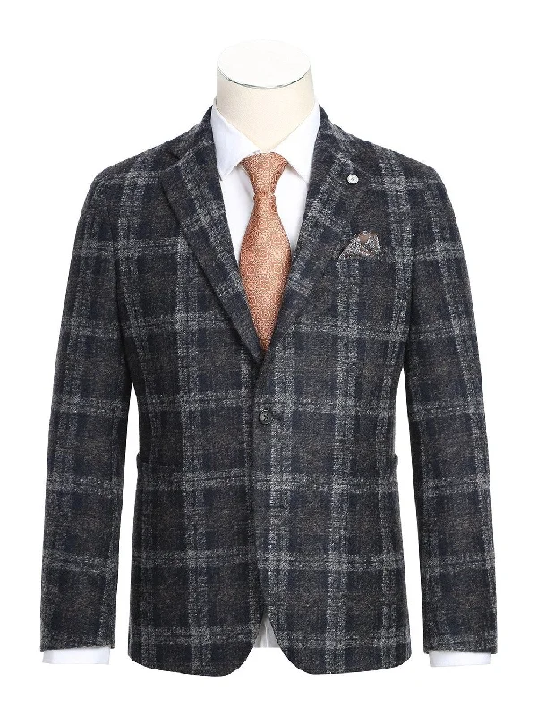 Luxurious Men's Silk-Lined SuitsMen's Half Canvas Blazer