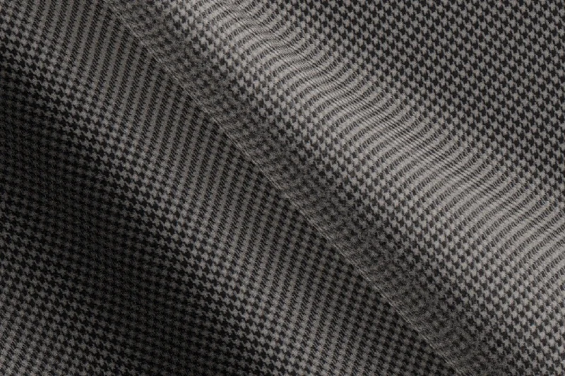 Unique Men's Made-to-Measure SuitsMade to Measure Black and White Houndstooth Trouser