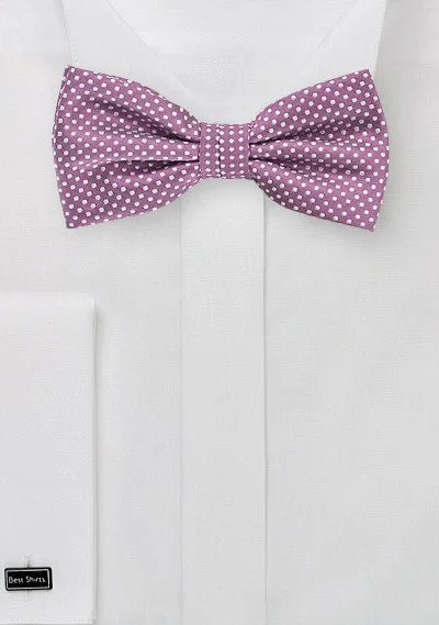 Men's Suits for Entertainment IndustriesRaspberry Pin Dot Bowtie