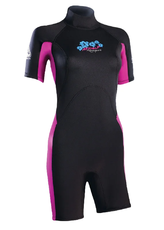 Men's Suits with Notched LapelsAdrenalin Womens Aquasport 2mm Spring Suit Wetsuit