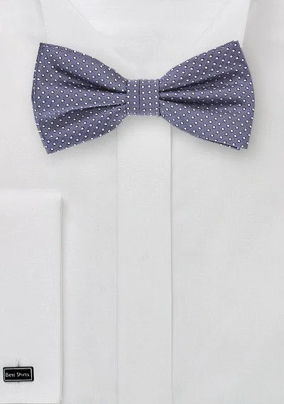 Men's Suits for Corporate SettingsWisteria Pin Dot Bowtie