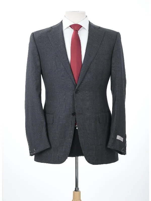 Stylish Men's Velvet SuitsCanali 1934 Mens Gray Plaid 44S Srop 7 Modern Fit 100% Wool 2 Piece Suit