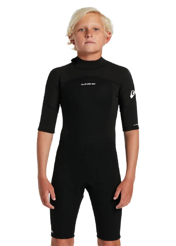 Men's Suits with Wrinkle-Resistant FabricsQuiksilver Boys Prologue 2mm FL BZ Spring Suit Wetsuit