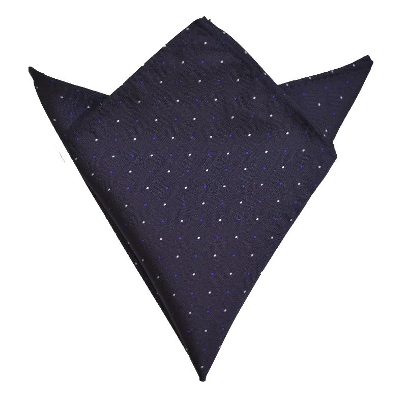 Men's Suits with Pleated TrousersPocket Square - Purple Micro Polkadot