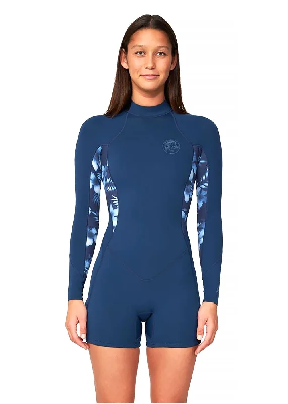 Lightweight Men's Summer SuitsONeill Womens Bahia 2mm BZ LS Spring Suit Wetsuit