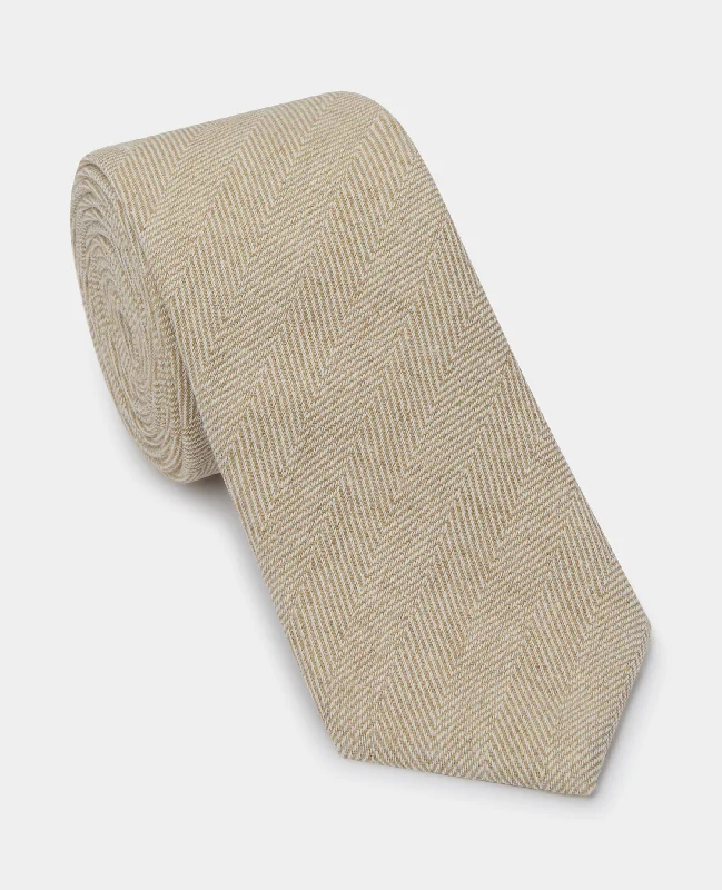 Lightweight Men's Summer SuitsHerringbone Design Tie