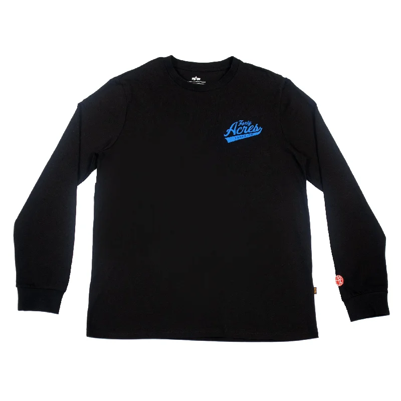 Men's Shirts with Surplice HemlinesAlpha Industries X Spike's Joint Long Sleeve Tee