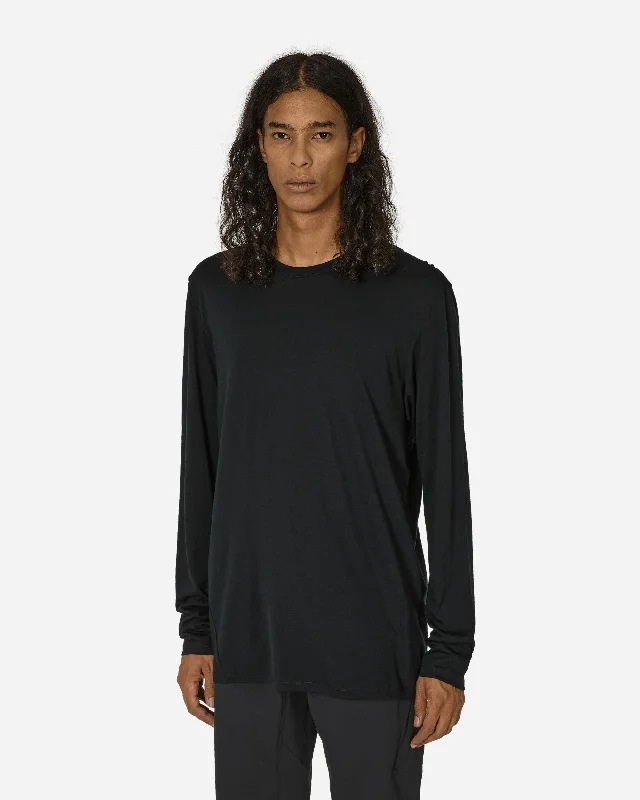 Men's Shirts with Hidden PocketsFrame Longsleeve T-Shirt Black