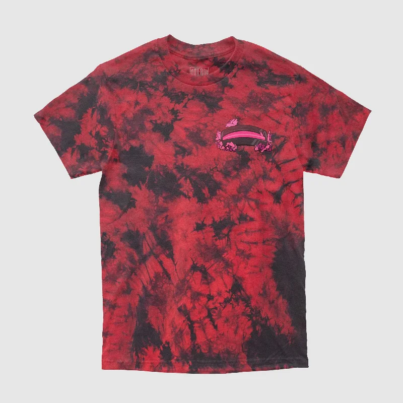 Men's Shirts with Button-Down Pocketsashdog x DREAM Tie-Dye Tee (Red)