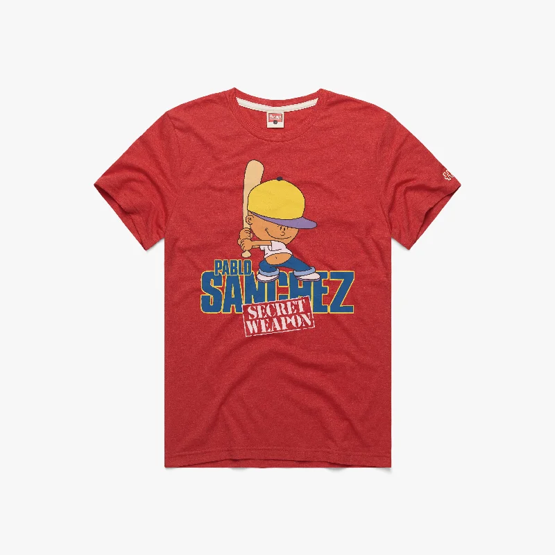 Men's Three-Quarter Sleeved TopsBackyard Baseball Pablo Sanchez Secret Weapon