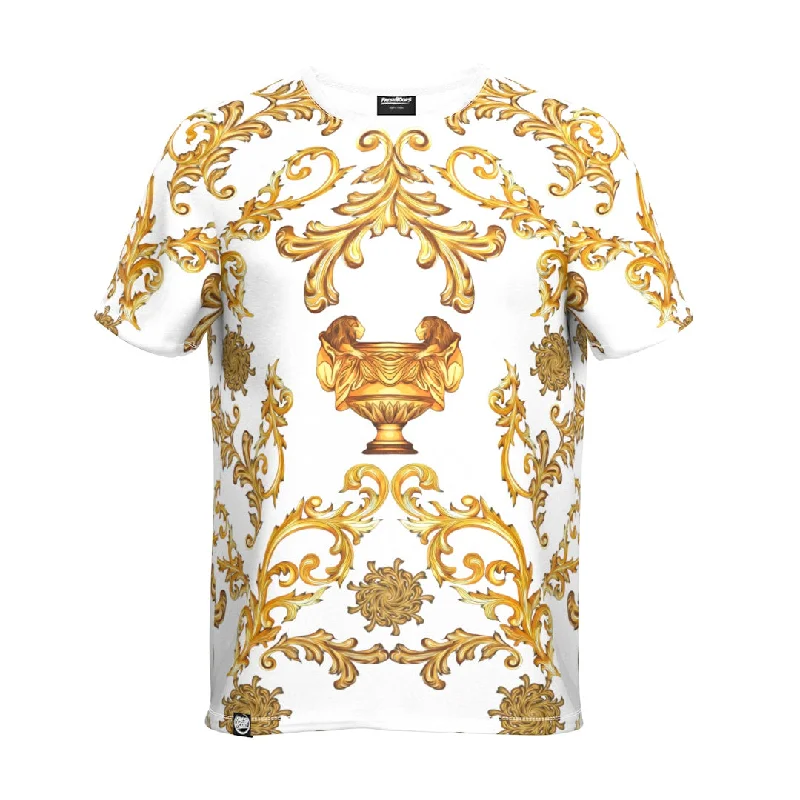 Men's Shirts with Double-Breasted DesignsBaroque T-Shirt