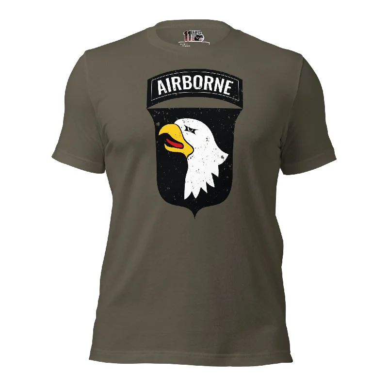 Men's Performance Shirts for Active Lifestyles101st Airborne Vintage Shirt - Officially Licensed