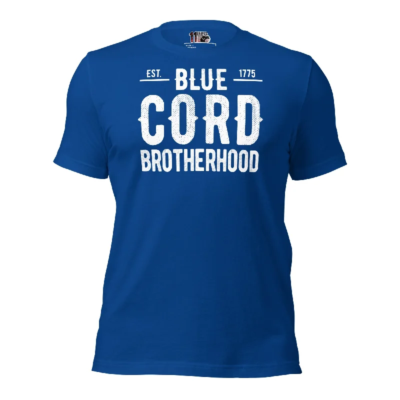 Men's Stain-Resistant Shirts for Mess-Free WearBlue Cord Brotherhood Shirt