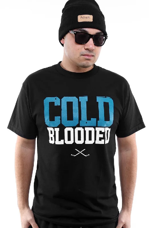 Men's Shirts with Roll-Up SleevesCold Blooded II (Men's Black Tee)