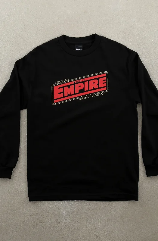 Men's Shirts with Pocket SquaresEmpire Strike (Men's Black Long Sleeve Tee)