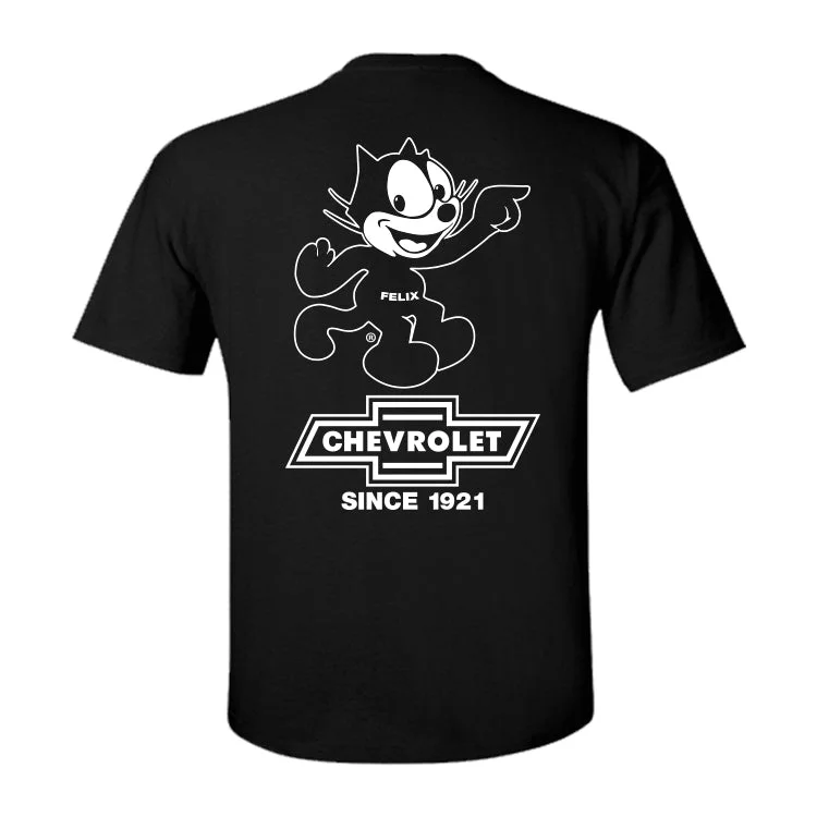 Men's Monochrome Shirts for a Minimalist VibeFelix Chevrolet Since 1921 Felix The Cat Shirt