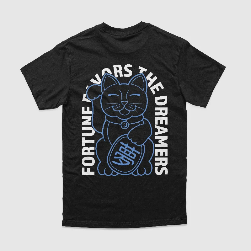 Men's Shirts with Hidden ButtonsFortune Favors The Dreamers Tee