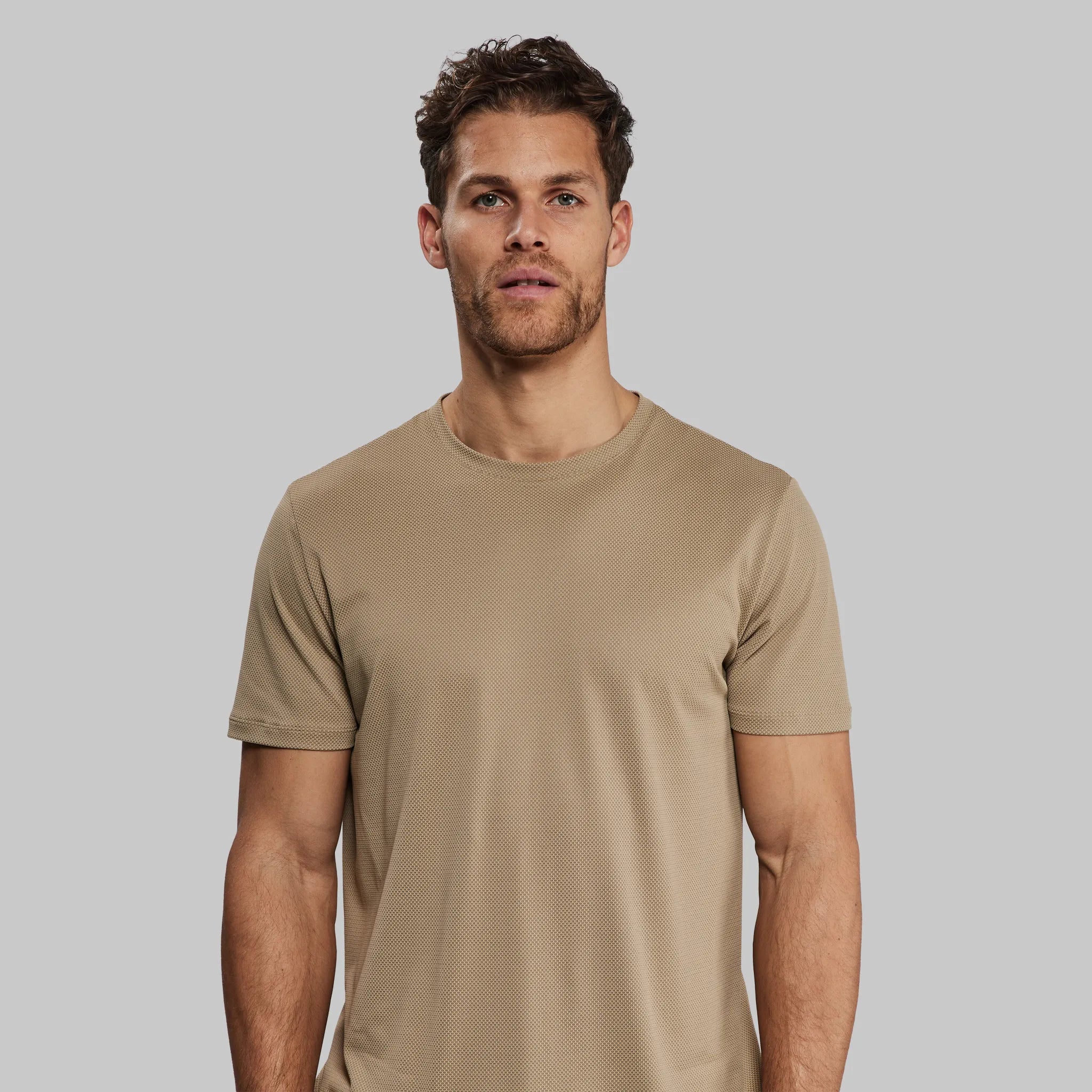 Men's Striped Long-Sleeve Shirts for a Maritime FeelGraphene T Shirt. Sand edition