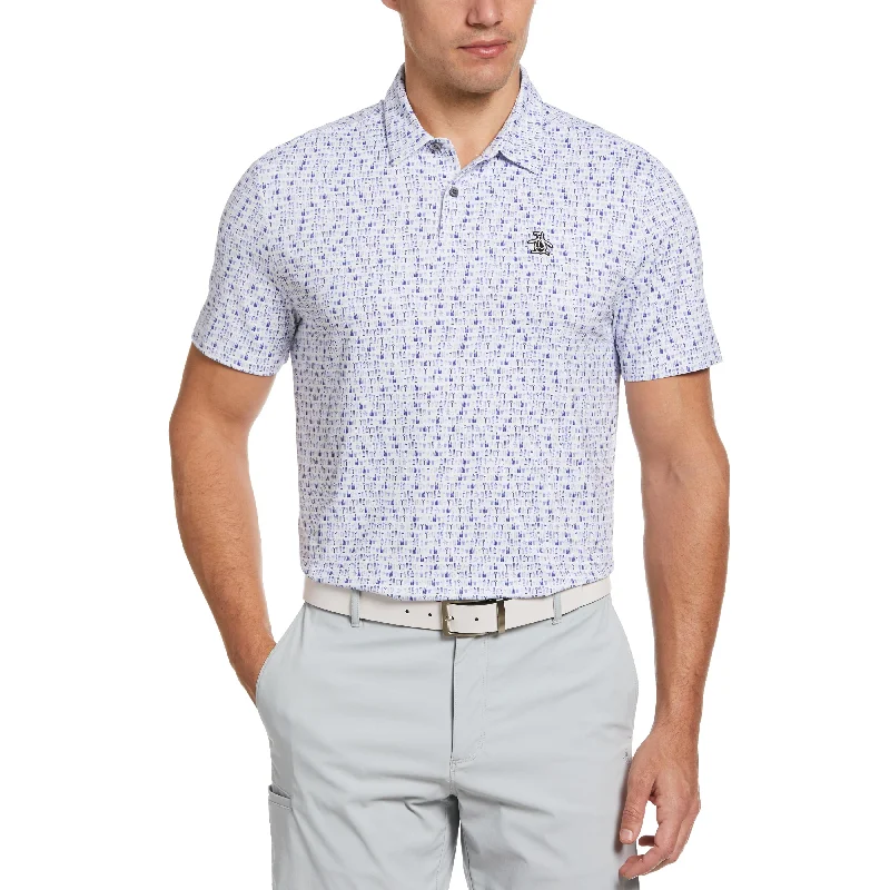 Men's Shirts with Pleated HemlinesHave a Beer Print Golf Polo