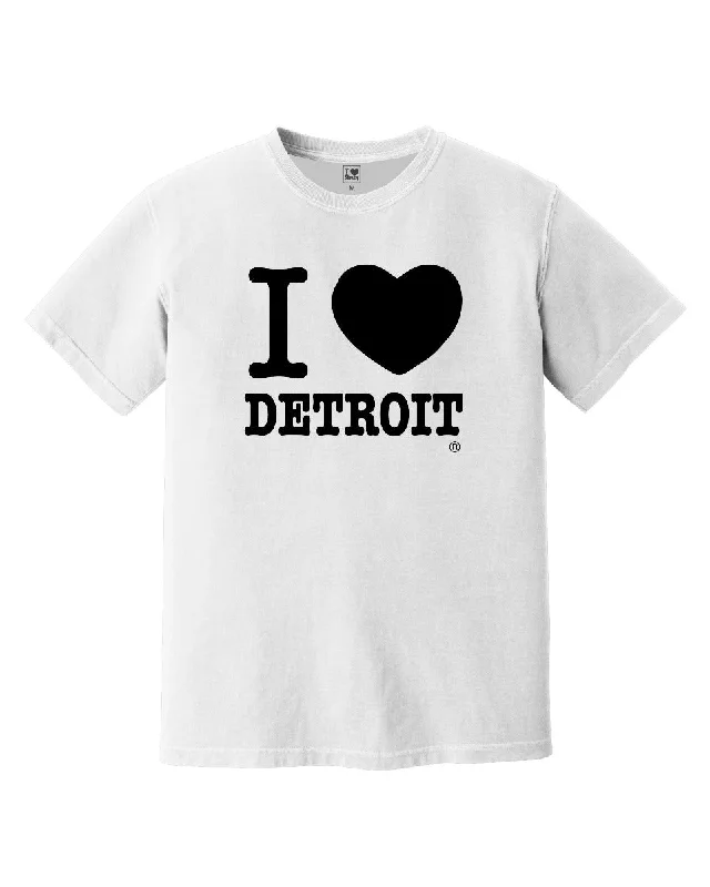 Men's Shirts with Animal PrintsInk Detroit - I LOVE DETROIT - T-Shirt - White