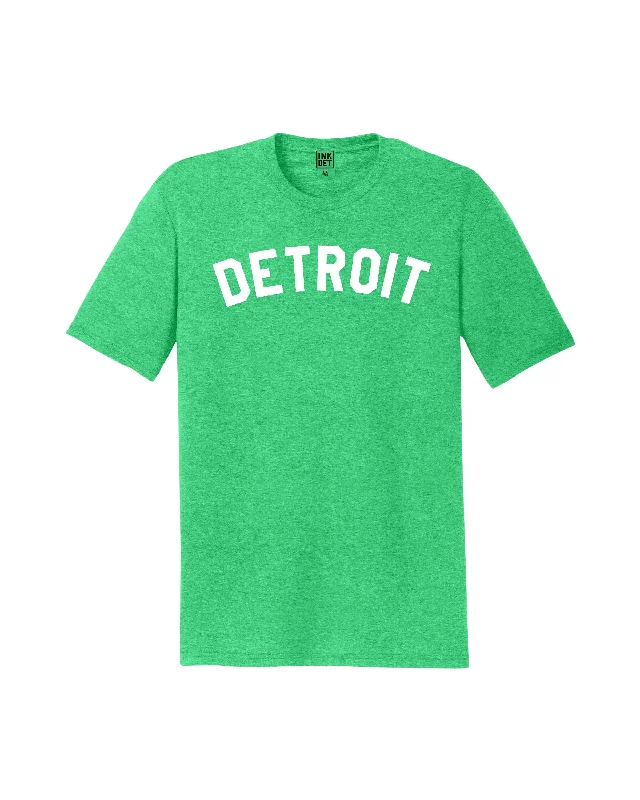 Men's Shirts with Wrinkle-Resistant FabricInk Detroit - Triblend T-Shirt - Green