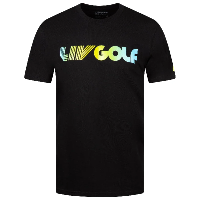 Men's Shirts with Elastic WaistbandsLIV Golf | Men's Tee - Black