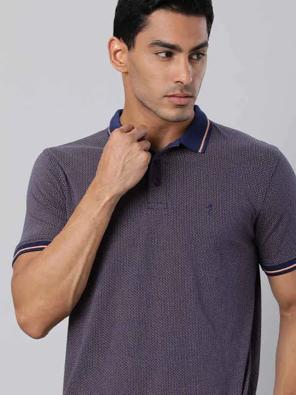 Men's Shirts with TiesMen Printed Polo T-Shirt