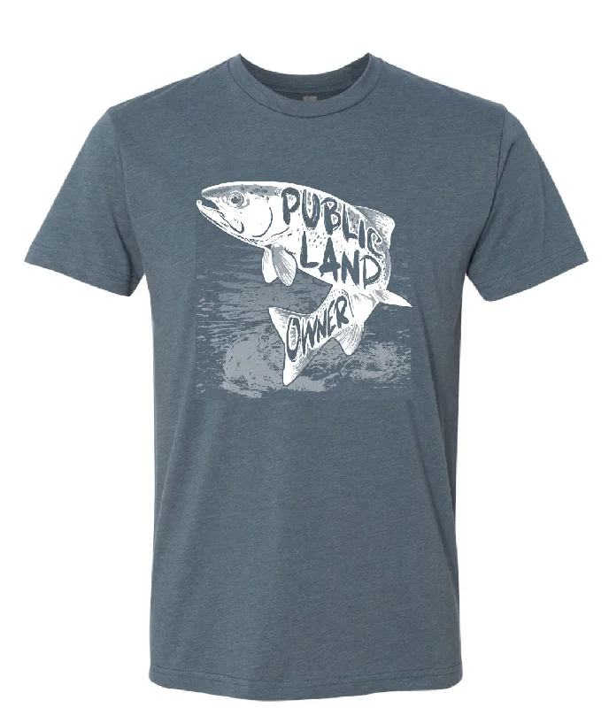 Men's Regular-Fit Shirts for a Classic FitTrout Public Land Owner Shirt