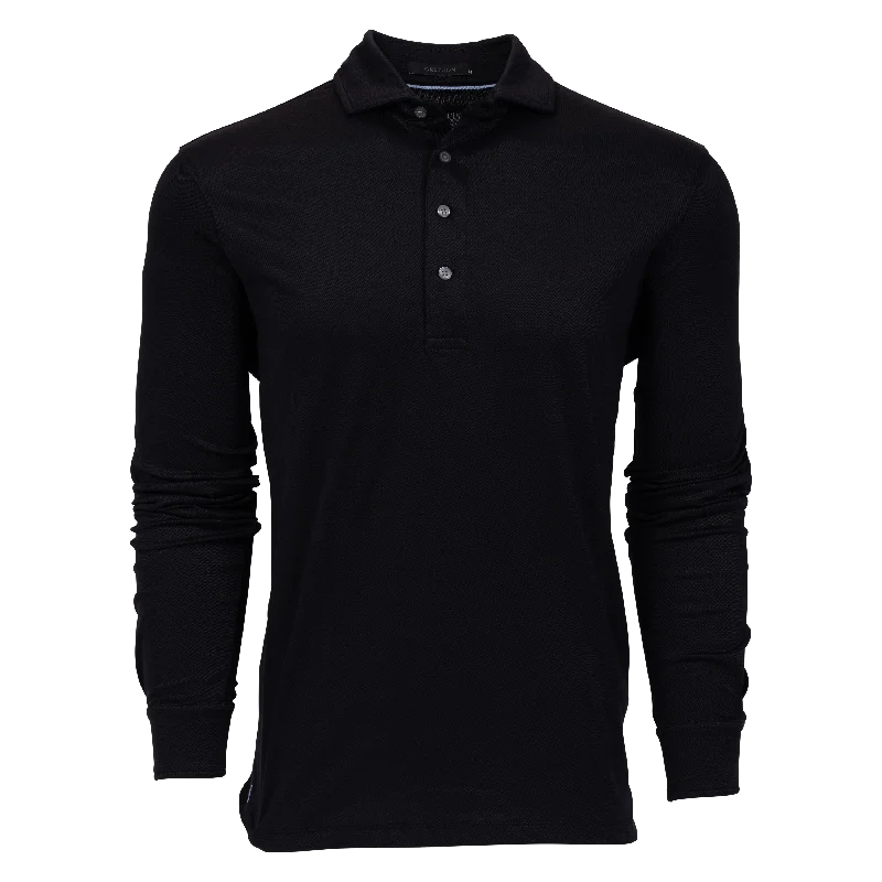 Men's Unique and Designer TopsOmaha Long Sleeve Polo