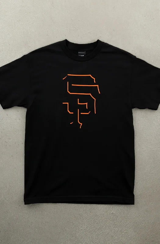 Men's Shirts with French CuffsSF Eclipse (Men's Black/Orange Tee)