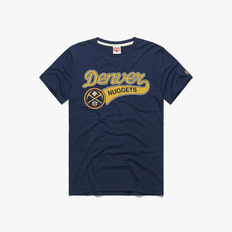 Men's Shirts with Drawstring WaistbandsScript Denver Nuggets