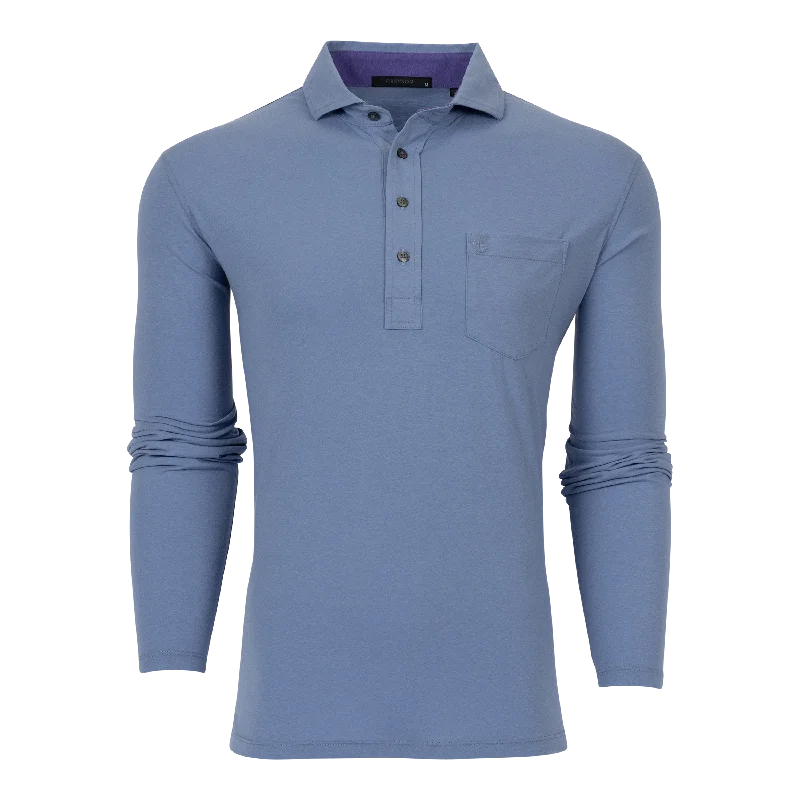 Men's Short-Sleeved ShirtsSpirit Long Sleeve Polo