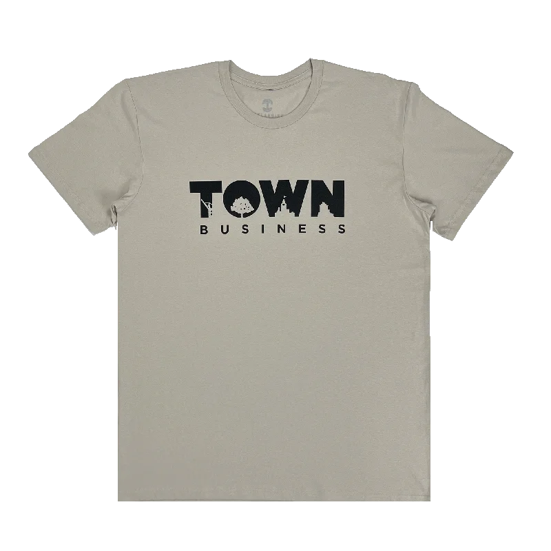 Men's Shirts with Embellished SleevesTown Business 2024 Tee