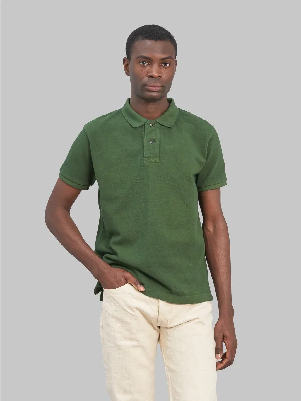 Men's Logo T-Shirts for Brand RepresentationUES Polo Shirt Green