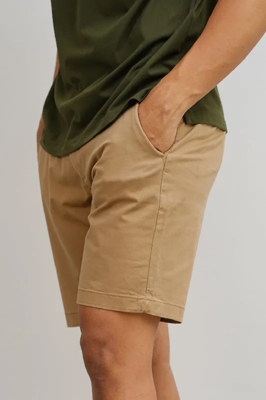 Men's Pants with Belt LoopsBASIC CHINO SHORTS