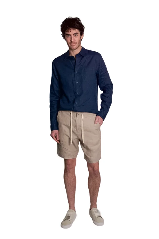 Men's Velcro-Closure Pants for ConvenienceHemp Shorts in Pumas Rock