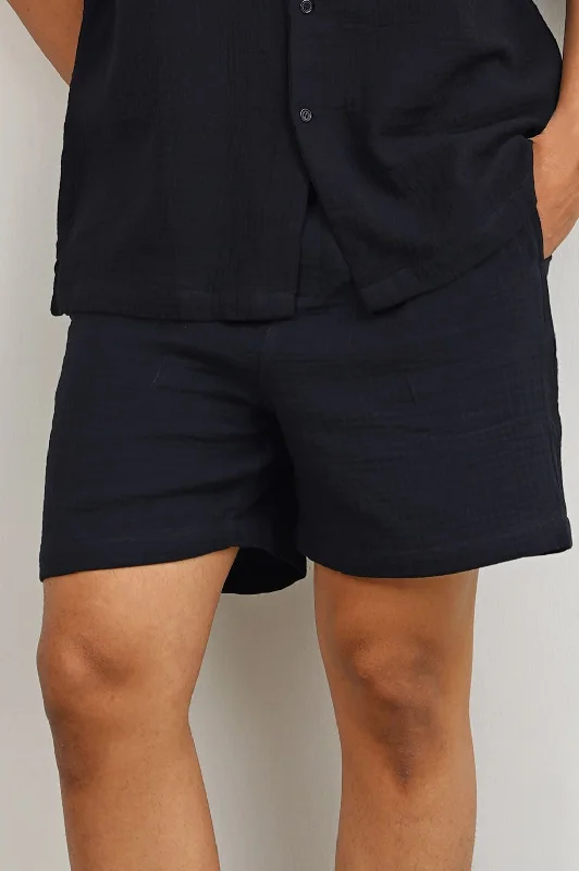 Men's Pants with Button-Down PocketsMUSLIN SHORTS