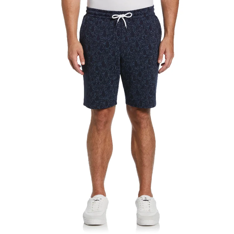 Men's Pants with Patch PocketsPete Print Drawstring Shorts