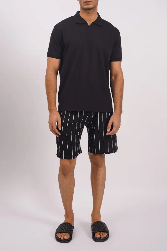 Men's Pants with Belt LoopsSTRIPED SHORTS