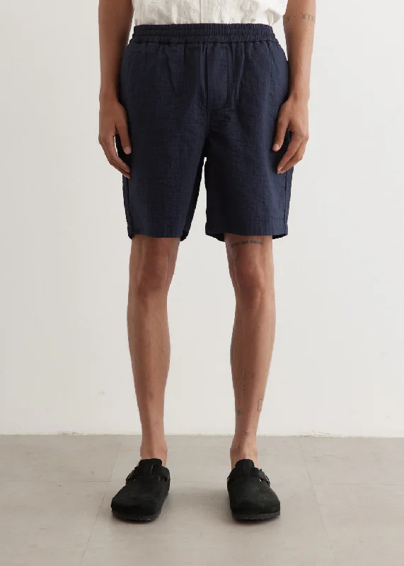 Men's Pants with Back PocketsTextured Smokestack Shorts