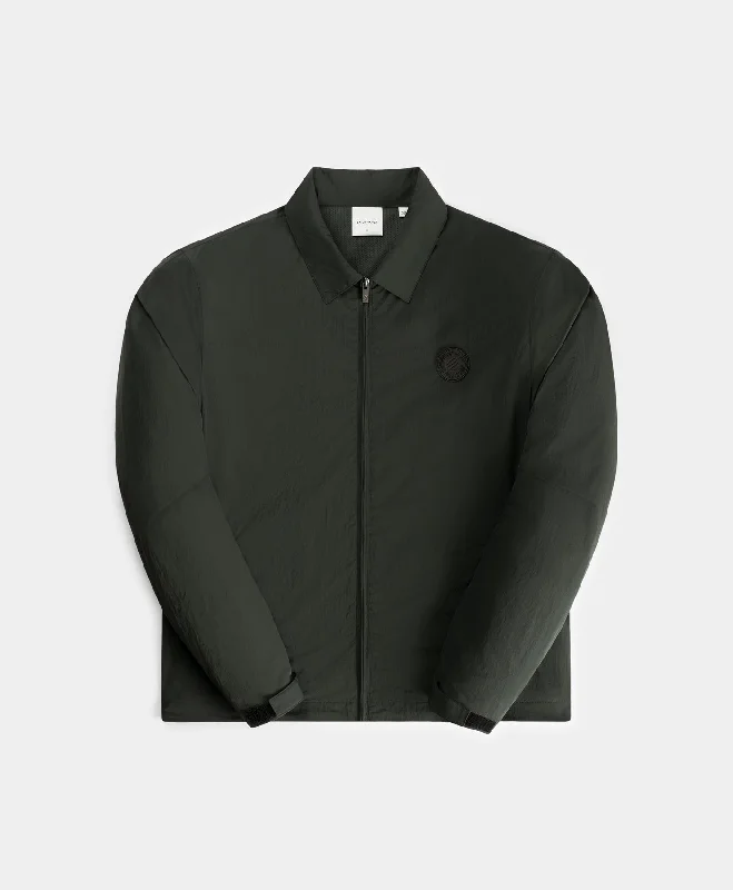 Men's Shirts with Belt AttachmentsBlack Akili Track Jacket