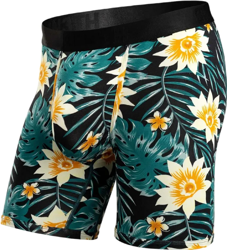 Tropical Floral Black