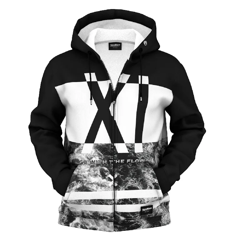 Men's Hoodies with Zippered PocketsCapitals Zip Up Hoodie