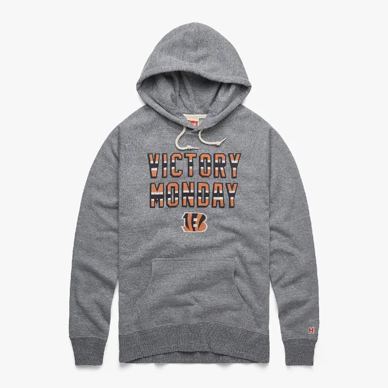 Trendy Men's Patterned HoodiesCincinnati Bengals Victory Monday Hoodie