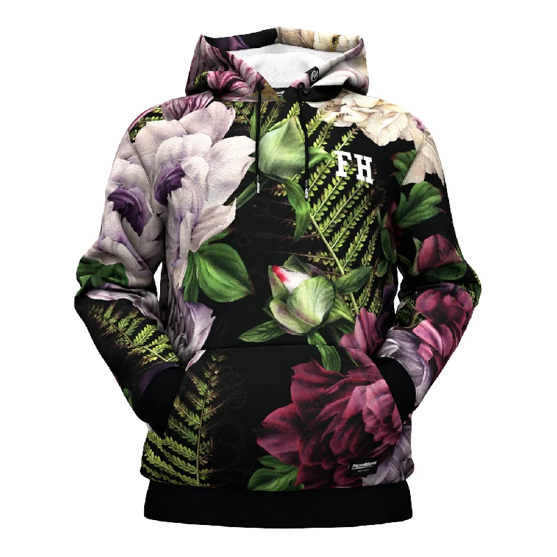 Men's Hoodies with Lined HoodsEvening Bouquet Hoodie