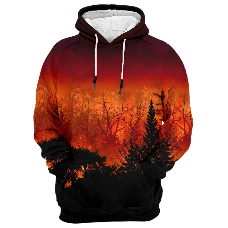 Men's Hoodies for Outdoor ActivitiesForest In Flames Hoodie