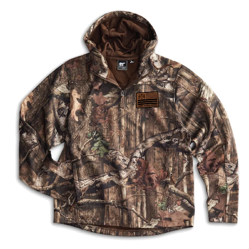 Men's Hoodies for StreetwearFreedom Outdoors Camo Quarter Zip